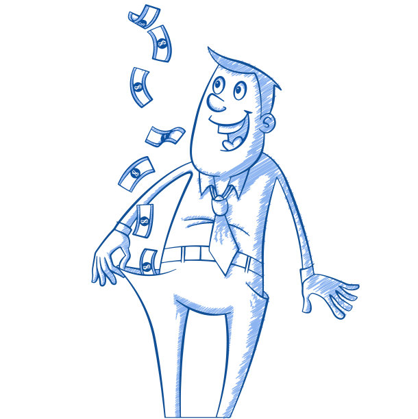 微笑的成功的商人图片下载