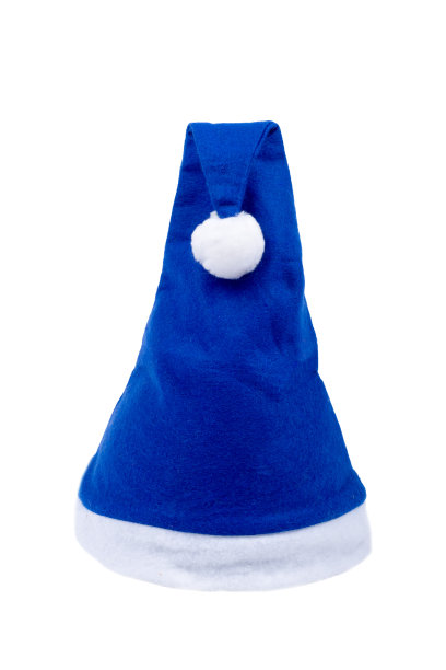 圣诞老人蓝帽子图片下载