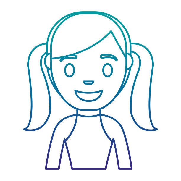 卡通女人图标图片下载