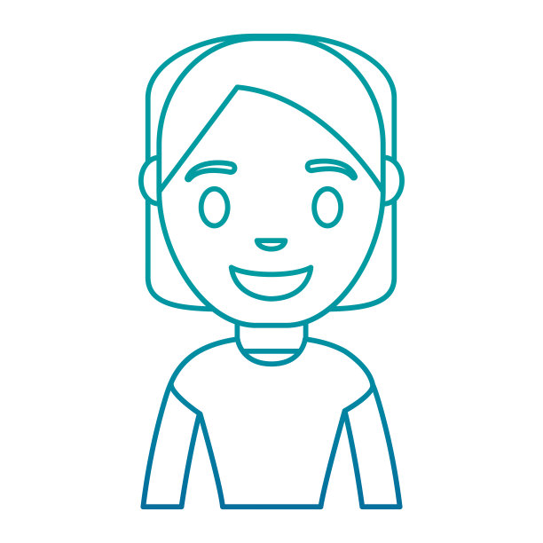 卡通女人图标图片下载