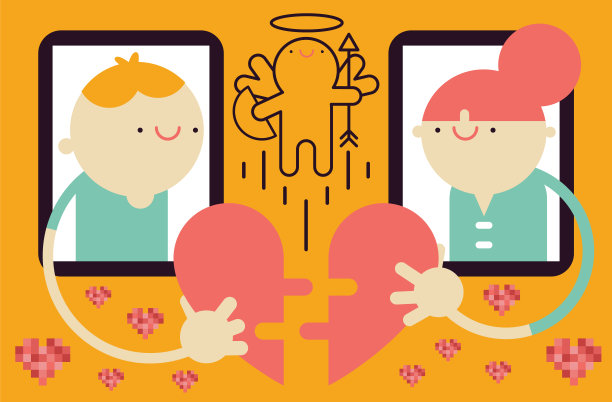 数字丘比特与爱情图片下载