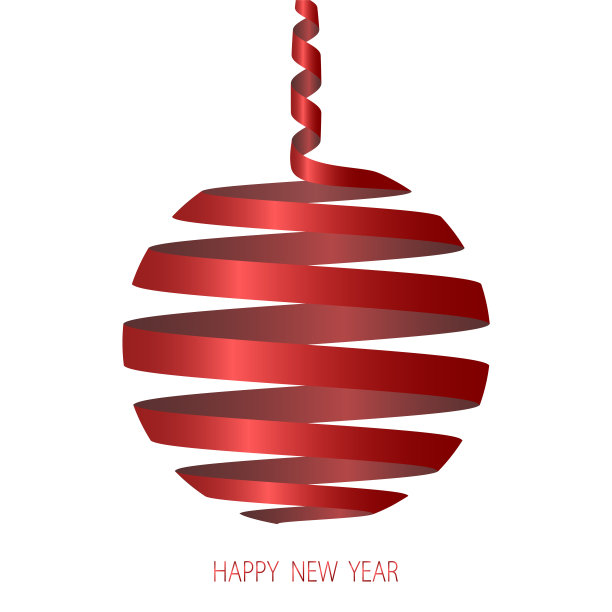 红色的圣诞球图片下载