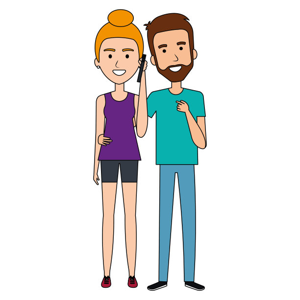 情侣用智能手机打电话图片下载