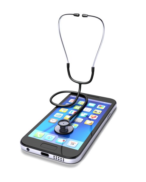 手机上的听诊器图片下载