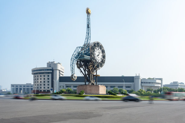 天津世纪时钟图片下载