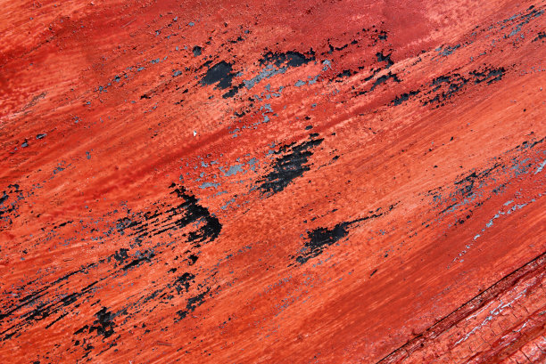 红色喷漆风化背景图片下载