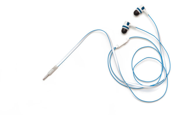 耳塞或耳机背景素材图片