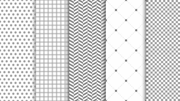 现代无缝图案背景。抽象集优雅设计，时尚普世背景素材图片