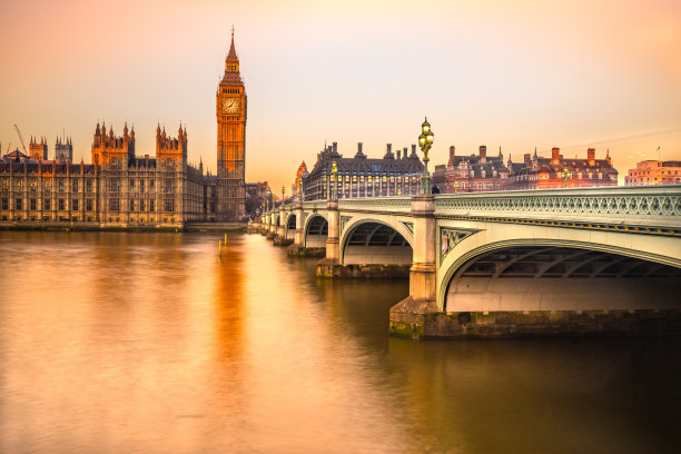 英国伦敦的大本钟。图片下载