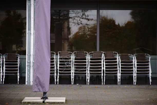 封闭的咖啡馆图片下载