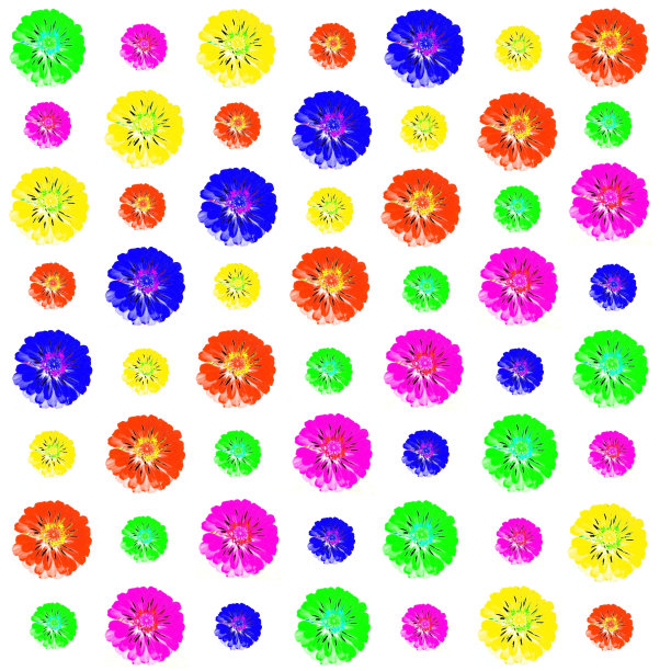 花卉色彩图案背景图片下载