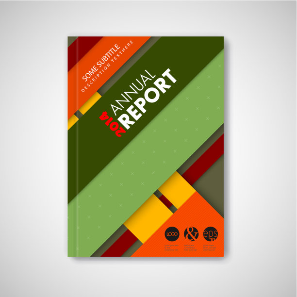 宣传册首页模板与材料设计图片下载