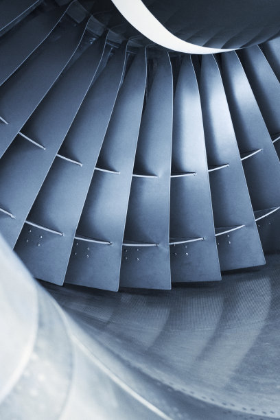 飞机喷气发动机涡轮图片下载