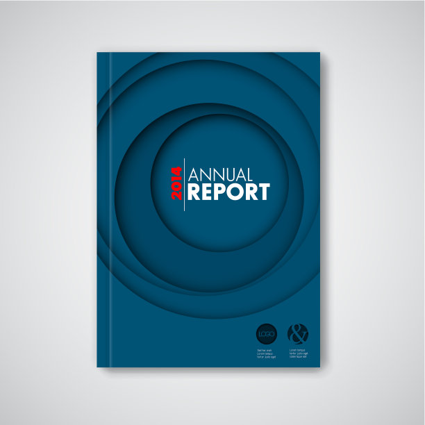 现代矢量抽象宣传册设计模板图片下载