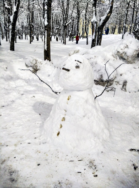 雪人在冬天图片下载