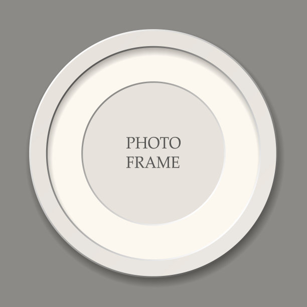 白色的框架。墙。放置广告、照片、图片。图片下载