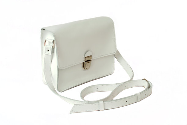 白色背景的皮包图片下载