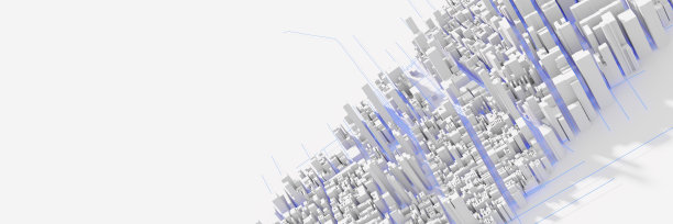 电子大型城市;城市和未来的技术概念，原始的3d渲染图片下载