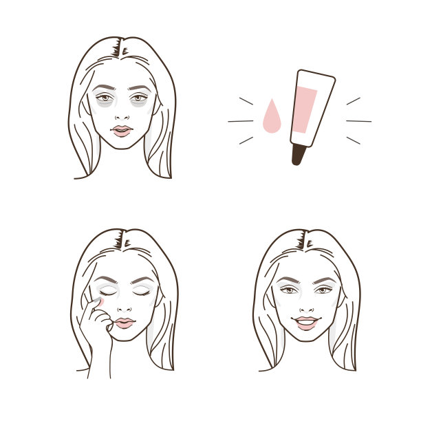 黑眼圈的眼睛素材图片