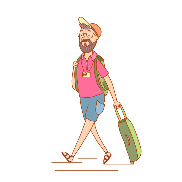 机场的旅客图片下载