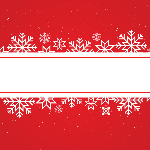 冬季卡片模板与雪花和点素材图片