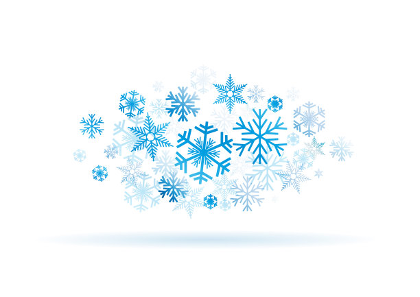 向量冬季背景图片下载