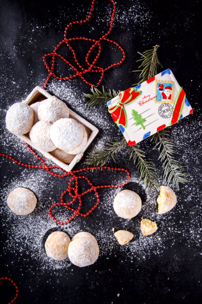 糖粉圣诞饼干图片下载