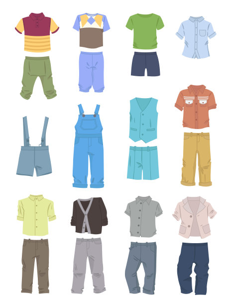 男童服装素材图片