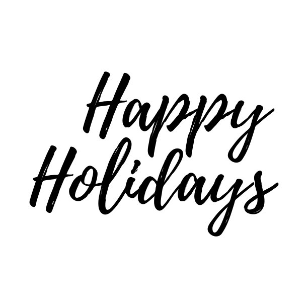 圣诞贺卡与书法节日快乐。问候，祝贺，乔迁喜帖，邀请，照片重叠的模板。矢量图图片下载