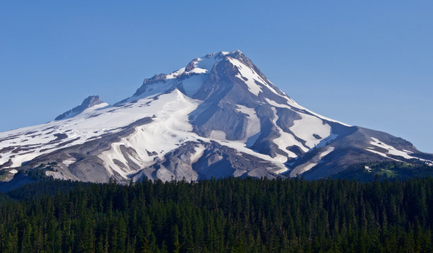 胡德雪山荒野图片下载