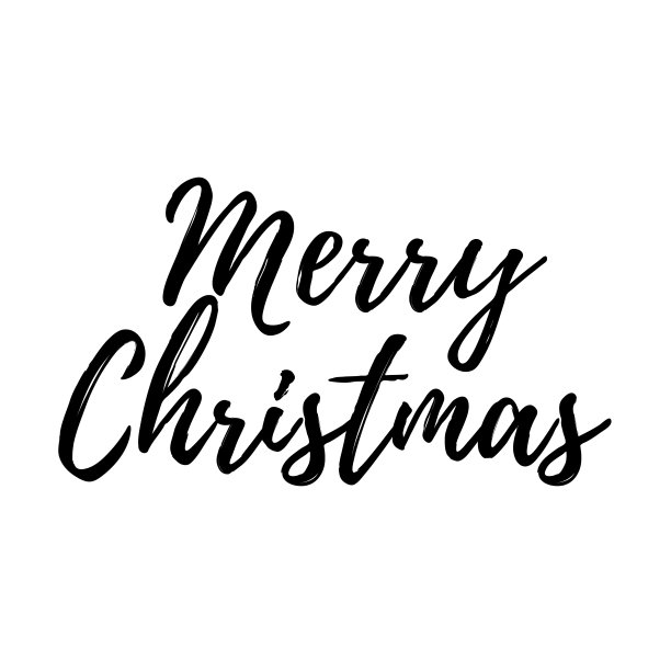 圣诞贺卡用书法写的圣诞快乐。问候，祝贺，乔迁喜帖，邀请，照片重叠的模板。矢量图图片下载