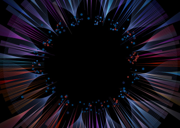 彩色技术线背景图片下载