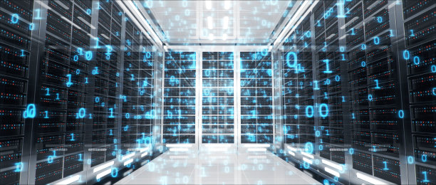 3d服务器室内部素材图片