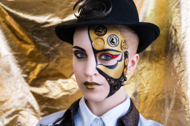 时尚创意的肖像素材图片