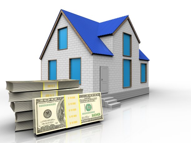 3d美元在白色之上图片下载