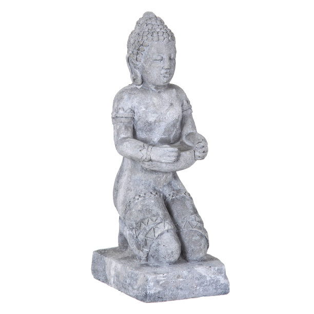 佛像孤立在白色上图片下载