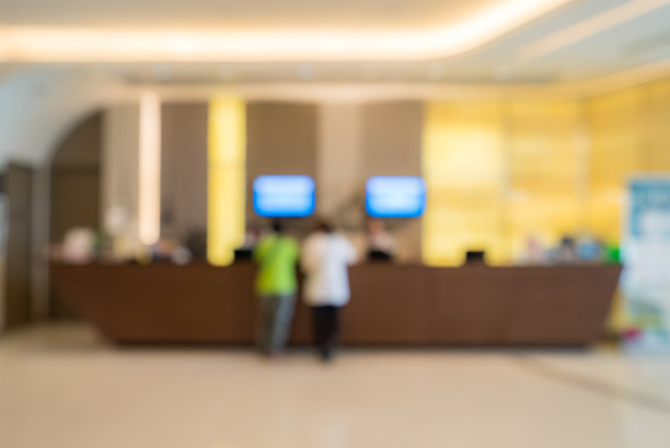 酒店模糊的背景图片下载