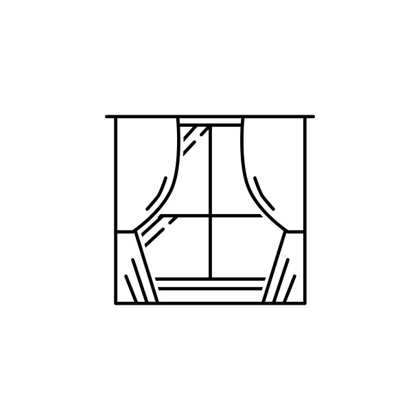 窗帘windows图标图片下载