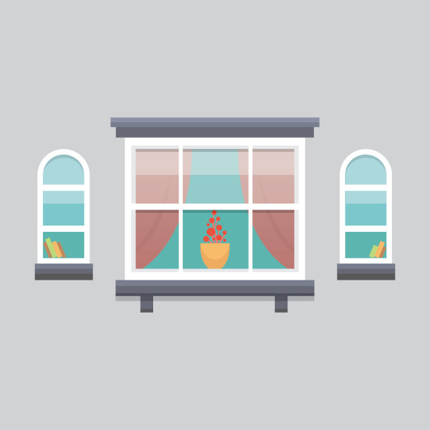 不同的内部窗口的各种形式矢量插图图片下载