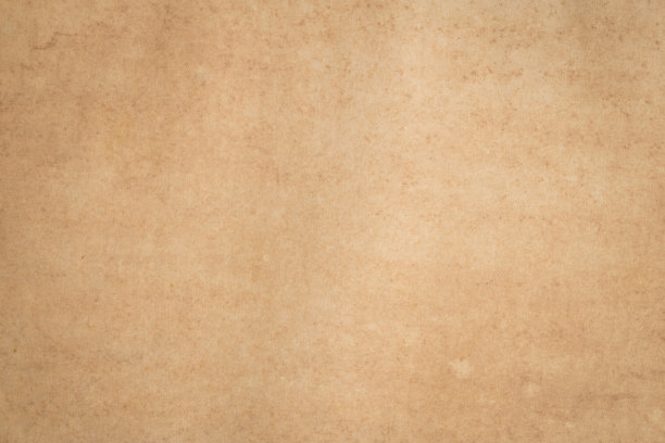 有皱纹的老式棕色纸，抽象的旧纸纹理作为背景素材图片