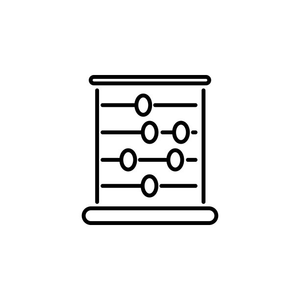 学校算盘线性图标图片下载