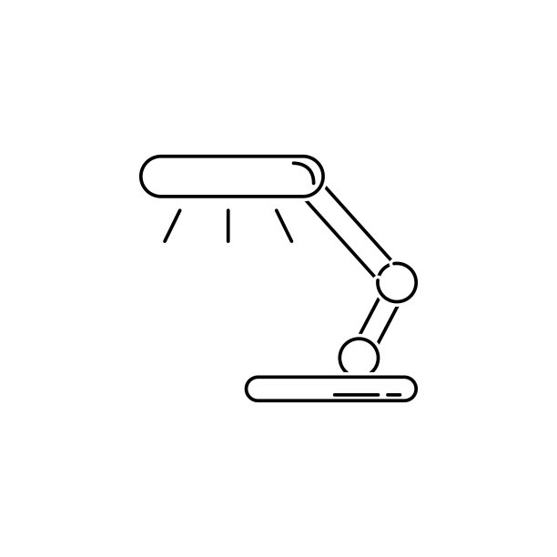 图书馆台灯图标图片下载
