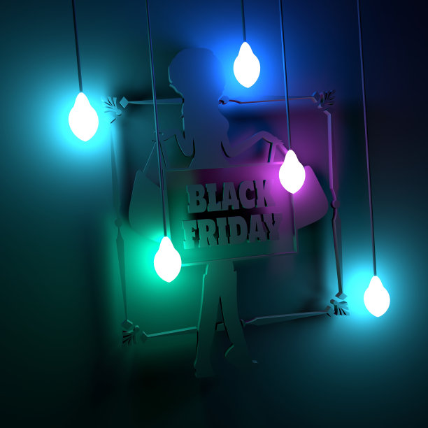 黑色星期五刻字图片下载