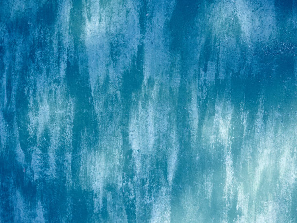 特写蓝色垃圾老裂缝墙纹理，混凝土水泥背景图片下载