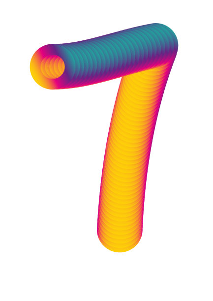 3d渐变字母字母表图片下载