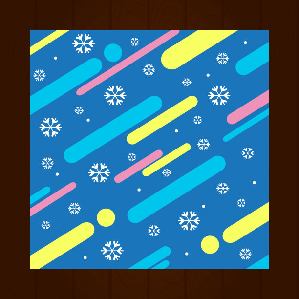 圣诞背景与平面动态设计。图片下载