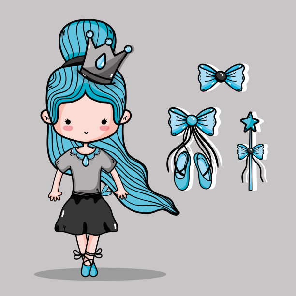 芭蕾舞饰品装饰以优雅的表现图片下载