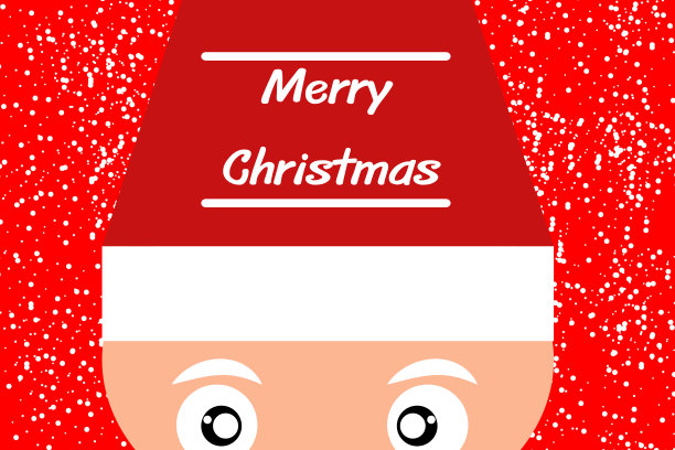 圣诞节特写：圣诞老人矢量素材图片下载