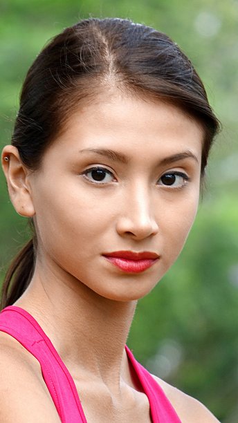 美丽少女和困惑图片下载