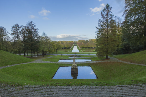 从Forstgarten馆在克利夫/德国令人敬畏的观点图片下载